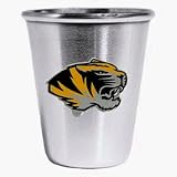 Missouri Tigers Stainless Steel Shot Glass (Set of Four)