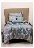 Spring Collection - Hexy 7pcs Bedding Set - Queen size Bed In A Bag