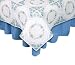 Dimensions Stamped Cross Stitch, Blue Flowers Quilt Block