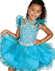 Toddler Lace   Ball Gown Pageant Dress/Mini Dress 