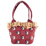 Florida State Seminoles Medium Bow Bucket Purse from Tessuta