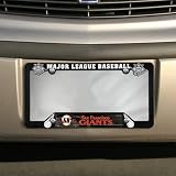 San Francisco Giants Black Plastic License Plate Frame