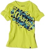 IMAGE OF Hurley Boys 8-20 Bits & Blocks Short Sleeve Tee, Washed Limey, Small