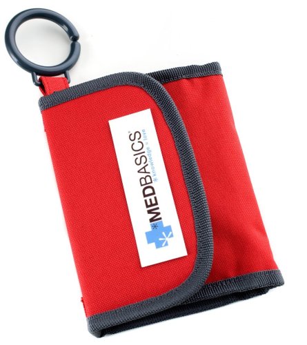 Baby Medbasics Travel Pack - Essential What To Do Guide To Infant Emergencies On The Go - Red Image Baby Medbasics Travel Pack - Essential What To Do Guide To Infant Emergencies On The Go - Red