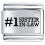 #1 Sister In Law Brother & Italian Charms