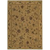 Shaw Rugs 3-00100 Renaissance Alexandria Beige Contemporary Rug