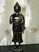 Lord Buddha, the Universal Teacher Antiquated Brass Buddha Statue 21"