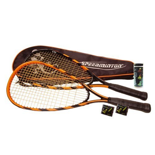 Speedminton® Set S70 für Einsteiger, orange/schwarz