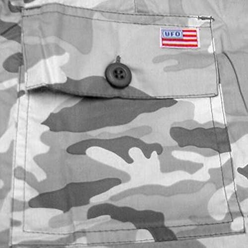 Girls UFO Shorts (Grey Camo)