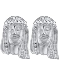 0.10CTW DIAMOND CLUSTER EARRING