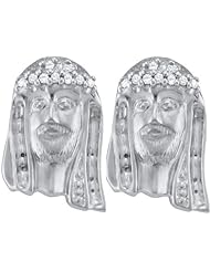 0.10CTW DIAMOND CLUSTER EARRING