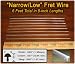 Mandolin/Banjo Fret Wire - Narrow/Low Size - Six Feet