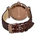 Chopard Imperiale Womens Rose Gold Brown Leather Strap Watch 384221-5001