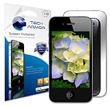 Tech Armor Apple iPhone 4 / 4S Premium Mirror Screen Protector with Lifetime Replacement Warranty [3-Pack] - Retail Packaging
