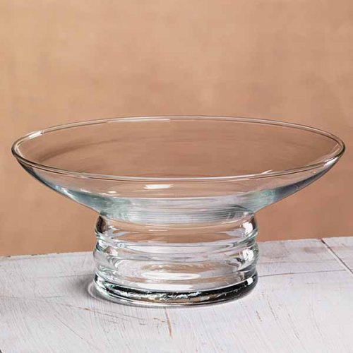 Elegant Small Glass Bowl / Candle Holder