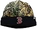 MLB Boston Red Sox '47 Foxden Camo Cuff Beanie Knit Hat, One Size Fits Most, Realtree Camouflage