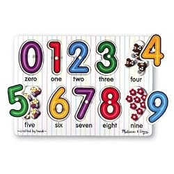 Melissa & Doug See-Inside Numbers Peg