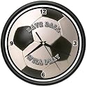SOCCER ~Wall Clock boys bedroom ball football team gift
