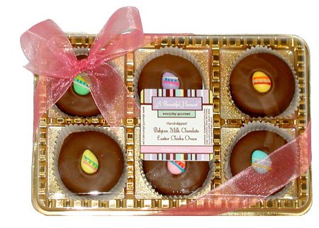 Easter Egg Themed Belgian Milk Chocolate Covered Oreo