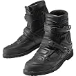 Icon Patrol Waterproof Men's Leather Street Motorcycle Boots - Black