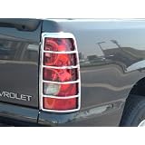 300D Chevrolet Silverado Dually 2003 - 2006 Truck Chrome ABS Tail Light Insert Accent... by TFP