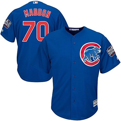jc_Cubs Mens Joe_Maddon 70# Jersey Royal Chicago player World Series Baseball L