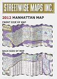 Streetwise Manhattan Map - Laminated City Street Map of Manhattan, New York - Folding pocket size travel map with subway map, bus map