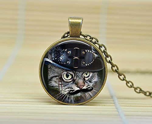 VintaStore Vintage Compass Necklace Mariners Compass Rose Nautical Pendant Windrose Compass Necklace
