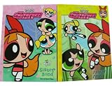 Set of 2 Powerpuff Girls Coloring and Activity Book.
