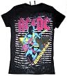AC/DC Foil Stripes Europe 84' Tour T-shirt