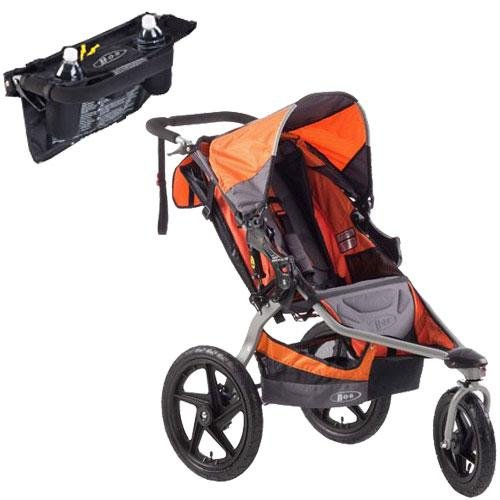 Best Price BOB ST1022KIT1 Revolution SE Single Stroller in Orange with Handlebar Console