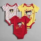 Nickelodeon Ni Hao Kai Lan Infant Girls Three-Pack Creepers-Bodysuits (0-3 months)