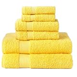 Review Aegean Apparel  / Egyptian Towel 6-pc. Set - Sunshine