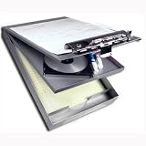 Saunders Recycled Aluminum Cruiser-Mate™ Storage Clipboard with Dual Tray Storage, Letter Size, 8.5 x 12 Inch (21017)
