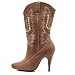 Cowgirl Brown Adult Boots - Accessories & Makeup