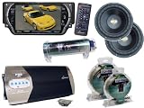 Lanzar Deluxe DVD/Amplifier/Subwoofer/Capacitor/Installation Package for Car/Truck/SUV