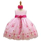 ベビードレス ベビーメリー 発表会 結婚式 70-95cm [リトルプリンセス] Little Princess フーシャピンク 95cm