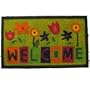 Antirutsch Haust�r Fu�matte 45x75cm WELCOME Fu�abtreter Kokos
