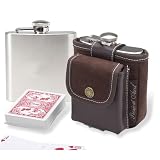 Barware Hip Flask & Playing Cards