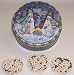 Scott's Cakes 1 lb. Milk Chocolate Covered Pretzel with White Chocolate Chips in a Warm Wishes Tin