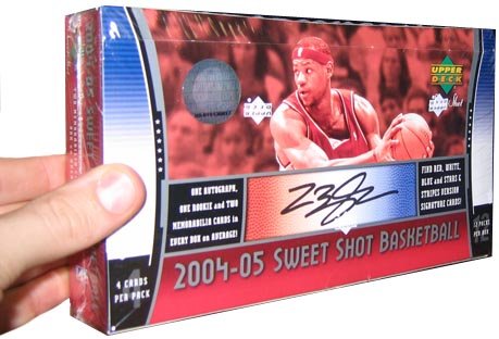 2004/05 Upper Deck Sweet Shot Basketball HOBBY Box – 12P5C