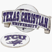 Texas Christian Horned Frogs Hat Clip Golf Ball Marker