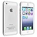 PC + TPU Clear Frame Bumper Case Cover Skin for iPhone 5 White