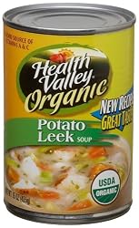 Health Valley Soup, Potato Leek, 15 Ounce Cans (Pack of 12)