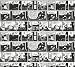 Newsprint Style Mickey Comic Strips - B&W Accent Wallpaper - Black and White