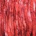 Wool Roving Hand Dyed. Super Soft BFL Combed Top Pre-Drafted for Easy Hand Spinning. Artisanal Craft Fiber ideal for Felting, Weaving, Wall Hangings and Embellishments. 1 Ounce. Egyptian Red