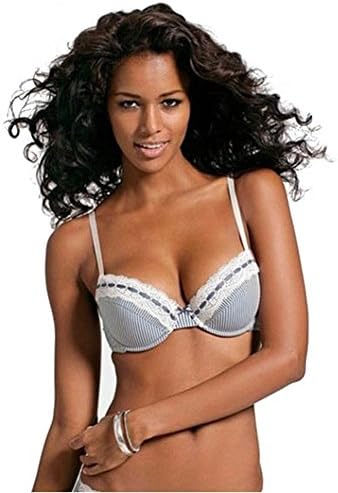 Push up bra Cup A cors-mela-279957-f3876 Blue-Cream, size - 34