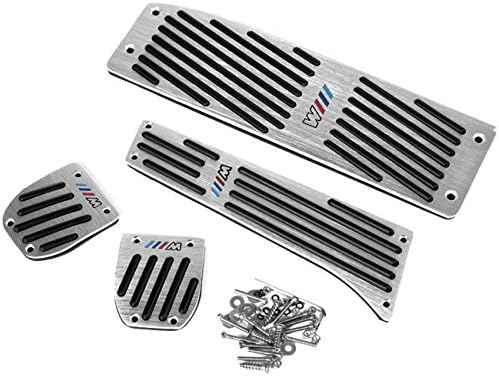 INHDBOX Brake Foot Rest Pedal Pads for BMW M3 E39 E46 E90 E91 E92 E87 3 Series