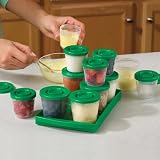Fresh N Freeze 4 oz. Reusable Baby Food Containers 6-Pack