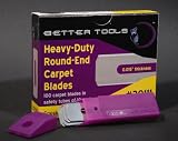 Better Tools - .015 Sliver Carpet Blade - Round End (100 blades/box)